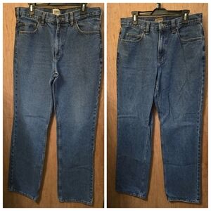 2 Pair C.E. Schmidt Mens Workwear Jeans Size 34x36 Denim Medium Wash EUC